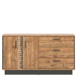 Furni Home Komoda DORIAN DN3 2D3S z oświetleniem