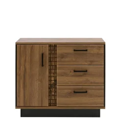 Furni Home Komoda DORIAN DN2 1D3S z oświetleniem