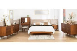 Komody| Komoda drewniana z 9 szufladami SATTA