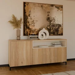 Komody|FORTE Komoda 3-drzwiowa do salonu GALACTIQUE