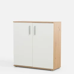 Komody|FORTE Komoda 2-drzwiowa IKOLI biała