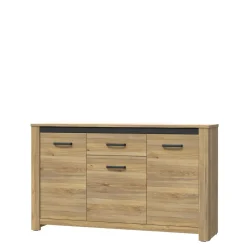 FORTE Komoda 3-drzwiowa z szufladą SAN CAYETANO