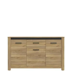 FORTE Komoda 3-drzwiowa z szufladą SAN CAYETANO