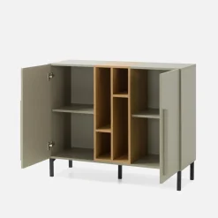 Komody Dla Dzieci|Komody|inny Komoda dwudrzwiowa zielona SERGIO