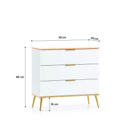 inny Komoda glamour z szufladami VITERBO
