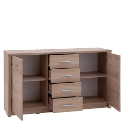 Komody|Exline Komoda GRAZ 2D4S dąb sonoma