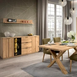 Komody|inny Komoda loftowa z oświetleniem NAPOLI