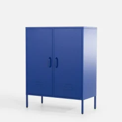 Komody|inny Komoda metalowa BLISFUL ultramaryna