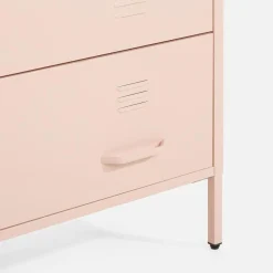 inny Komoda metalowa z szufladami BLEIZ brzoskwiniowa