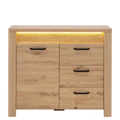 Komody|Esteti Komoda MORIS 1D3S z oświetleniem