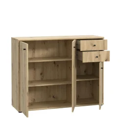 FORTE Komoda niska TEMPRA 2 3D2S dąb artisan