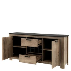 Komody| Komoda rustykalna z miejscem na wino RAPALLO