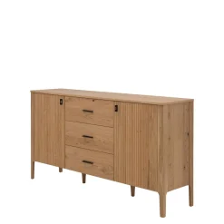 Komoda ryflowana na wysokich nóżkach NAVARRA