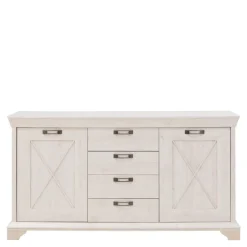 Komody|FORTE Komoda styl prowansalski szeroka KASHMIR