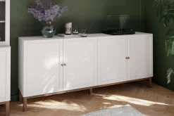 FORTE Komoda szara z szufladą PENKRIDGE 199.3 cm