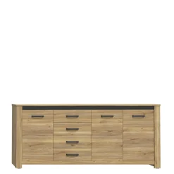 FORTE Komoda szeroka z 4 szufladami SAN CAYETANO