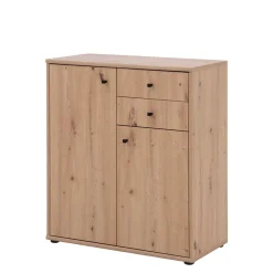 FORTE Komoda TEMPRA 2 niska 2D2S, dąb artisan