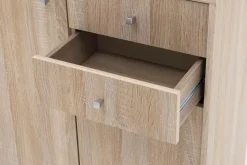 Dzieci FORTE Komoda TEMPRA 2 wysoka 2D2S dąb sonoma