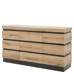 Komoda w pasy z szufladą CORTE