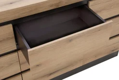 Komoda w pasy z szufladą CORTE