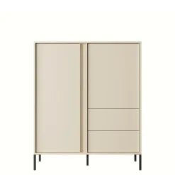 Witryny| Komoda wysoka beżowa DAST