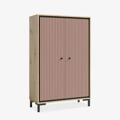 Komoda wysoka PARII różowa