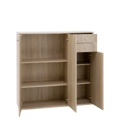 Dzieci Komoda wysoka TEMPRA 2 3D2S dąb sonoma