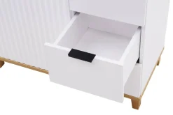 Komody Dla Dzieci|Komody| Komoda wysoka z ryflowanym frontem i szufladami PLISSEE