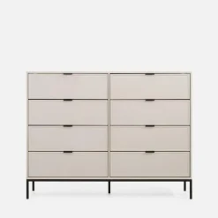 Komody|inny Komoda z 8 szufladami kaszmir CARMEN