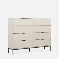 Komody|inny Komoda z 8 szufladami kaszmir CARMEN