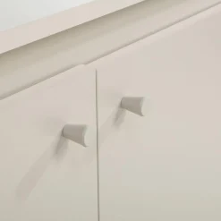 LENART Komoda z 3 szufladami na metalowych nóżkach TORINO kaszmir