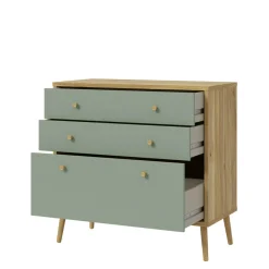 Komody|FORTE Komoda z 3 szufladami WHENUA