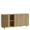Komody|FORTE Komoda z lamelami RANFLURY