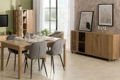 Komody|FORTE Komoda z lamelami RANFLURY