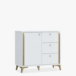 Komody|FORTE Komoda z oświetleniem FORREST HILLS 95,7 cm