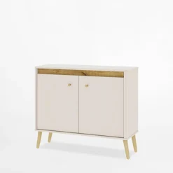 Komody|DiTrendi Komoda z oświetleniem LORENA 106 cm kaszmir