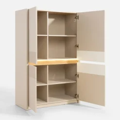 Komody|FORTE Komoda z oświetleniem OAK SQUERE 95,3 cm