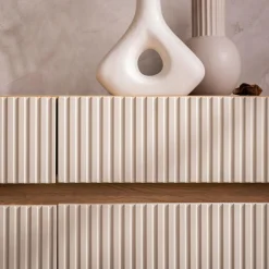 Komody|FORTE Komoda z oświetleniem OAK SQUERE 160 cm