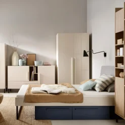 Dzieci inny Komoda z szufladą beżowa SERGIO