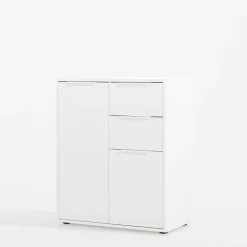 Dzieci inny Komoda z szufladami biały połysk ESPRESSO