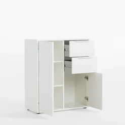 Dzieci inny Komoda z szufladami biały połysk ESPRESSO