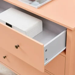 Dzieci inny Komoda z szufladami brzoskwiniowa TIXER