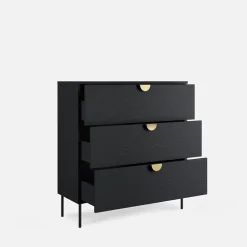 inny Komoda z szufladami czarna MOND