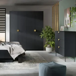 inny Komoda z szufladami czarna MOND