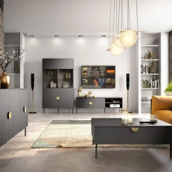 inny Komoda z szufladami czarna MOND