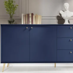 Komody|inny Komoda z szufladami granatowa JASMINE
