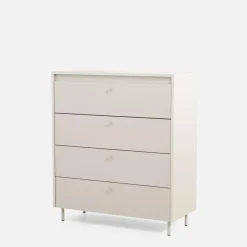 Komody|LENART Komoda z szufladami na metalowych nóżkach TORINO kaszmir