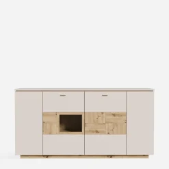 Komody|FORTE Komoda z witryną LOUOTO