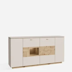 Komody|FORTE Komoda z witryną LOUOTO