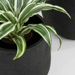 Donice Ogrodowe|Donice, Osłonki I Kwietniki|inny Komplet 2 donic czarnych